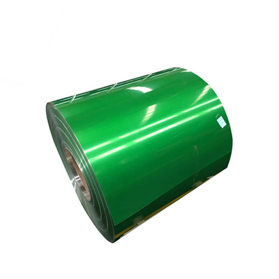 Πράσινα 600 - 1250mm προβερνικωμένο χρώμα αντίστασης διάβρωσης σπειρών PPGI που ντύνεται