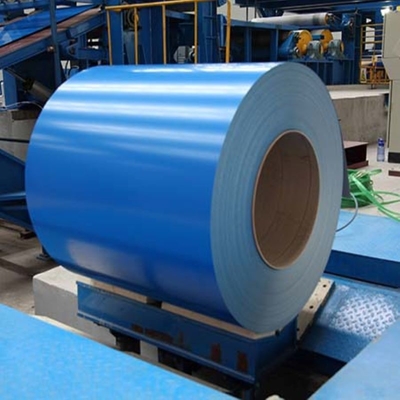 0.112.5mm PPGI σπειρών Mattcolor μπλε σπείρα χάλυβα καυτής εμβύθισης γαλβανισμένη