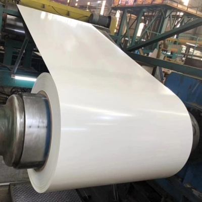 Άσπρη σπείρα σπειρών RAL 8017 AZ121-Z150 PPGI 0.4mm προ χρωματισμένη γαλβανισμένη