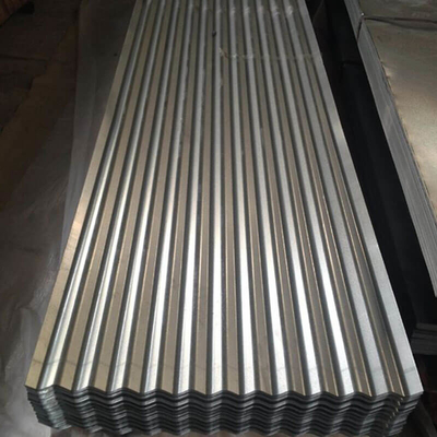 2.75mm cold-rolled γαλβανισμένο υλικού κατασκευής σκεπής πιάτο σιδήρου φύλλων ζαρωμένο HRB85