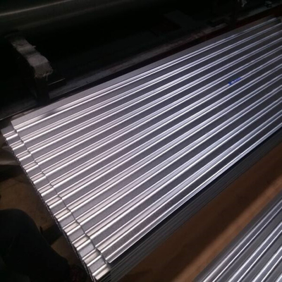 2.75mm cold-rolled γαλβανισμένο υλικού κατασκευής σκεπής πιάτο σιδήρου φύλλων ζαρωμένο HRB85