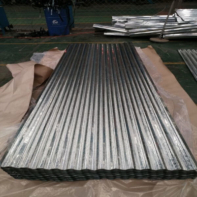 2.75mm cold-rolled γαλβανισμένο υλικού κατασκευής σκεπής πιάτο σιδήρου φύλλων ζαρωμένο HRB85
