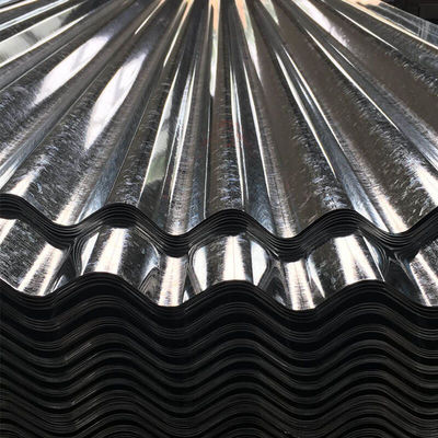 Γαλβανισμένο το Spgc φύλλο 30g-275g/M2 υλικού κατασκευής σκεπής ζάρωσε τη γαλβανισμένη οικογένεια φύλλων σιδήρου