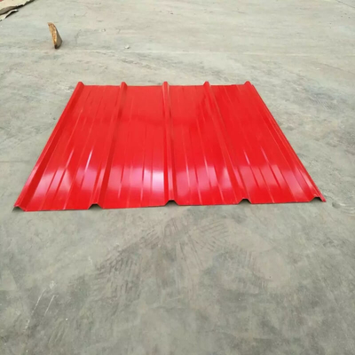 Η ζαρωμένη στέγη 0.1252.5mm SGCC προ χρωματισμένη χρώμα έντυσε τα ζαρωμένα φύλλα