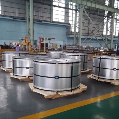 Σπείρα 508mm χάλυβα ΓΠ SPCC ISO9001 γαλβανισμένη σπείρα χάλυβα για το φύλλο υλικού κατασκευής σκεπής