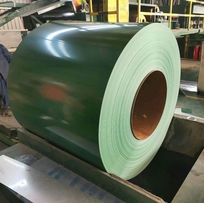 Η κίτρινη 610mm προβερνικωμένη σπείρα SGCC χάλυβα προβερνίκωσε τη γαλβανισμένη σπείρα Ppgi χάλυβα