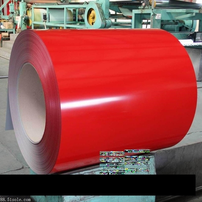 Ντυμένη γαλβανισμένη χρώμα ταυτότητα 508/610mm επιστρώματος πίσω πλευράς σπειρών 5-10um χάλυβα