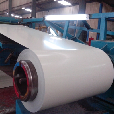 Ντυμένη γαλβανισμένη χρώμα ταυτότητα 508/610mm επιστρώματος πίσω πλευράς σπειρών 5-10um χάλυβα